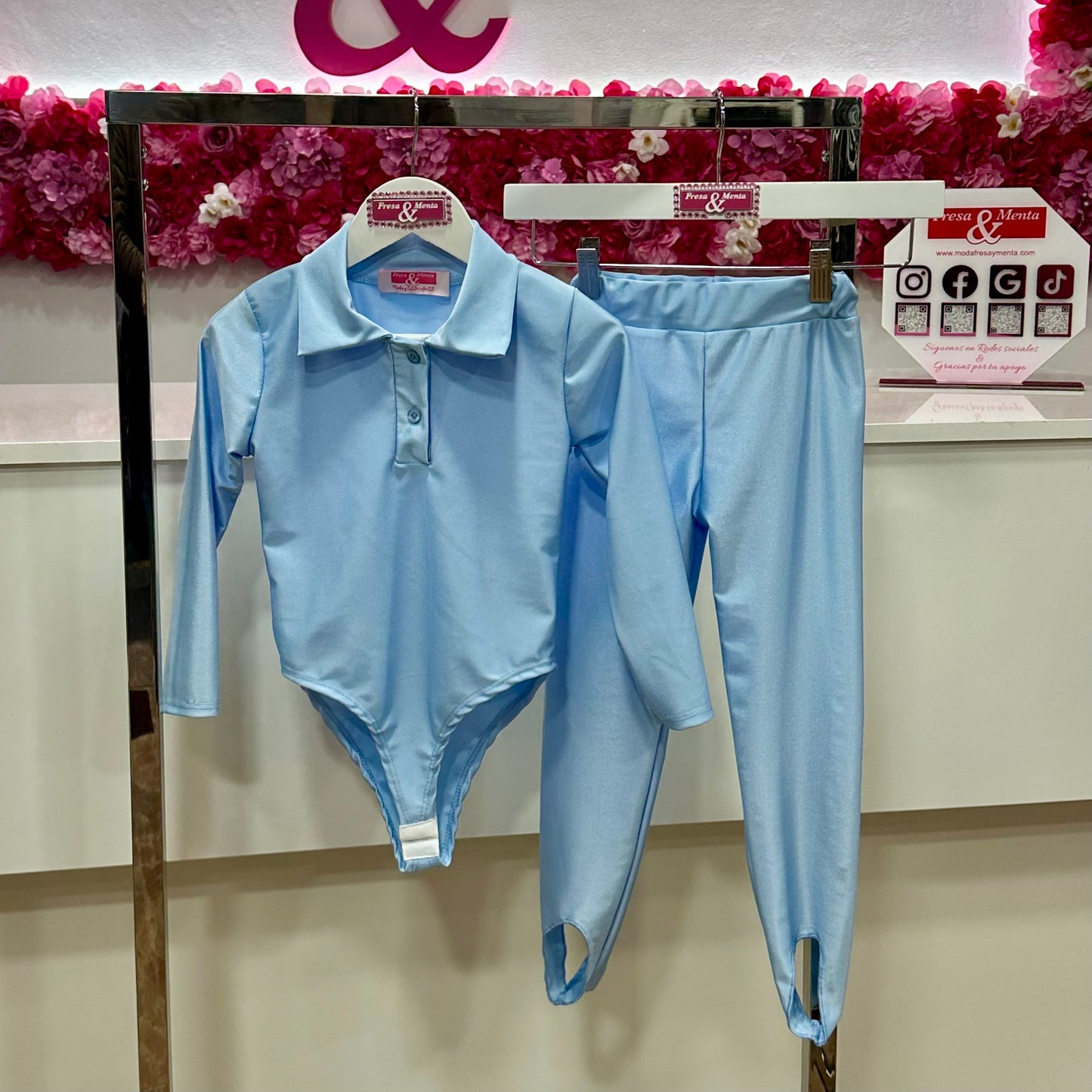 Conjunto sport body polo licra