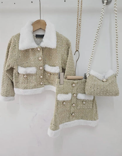 Conjunto tweed Brillo