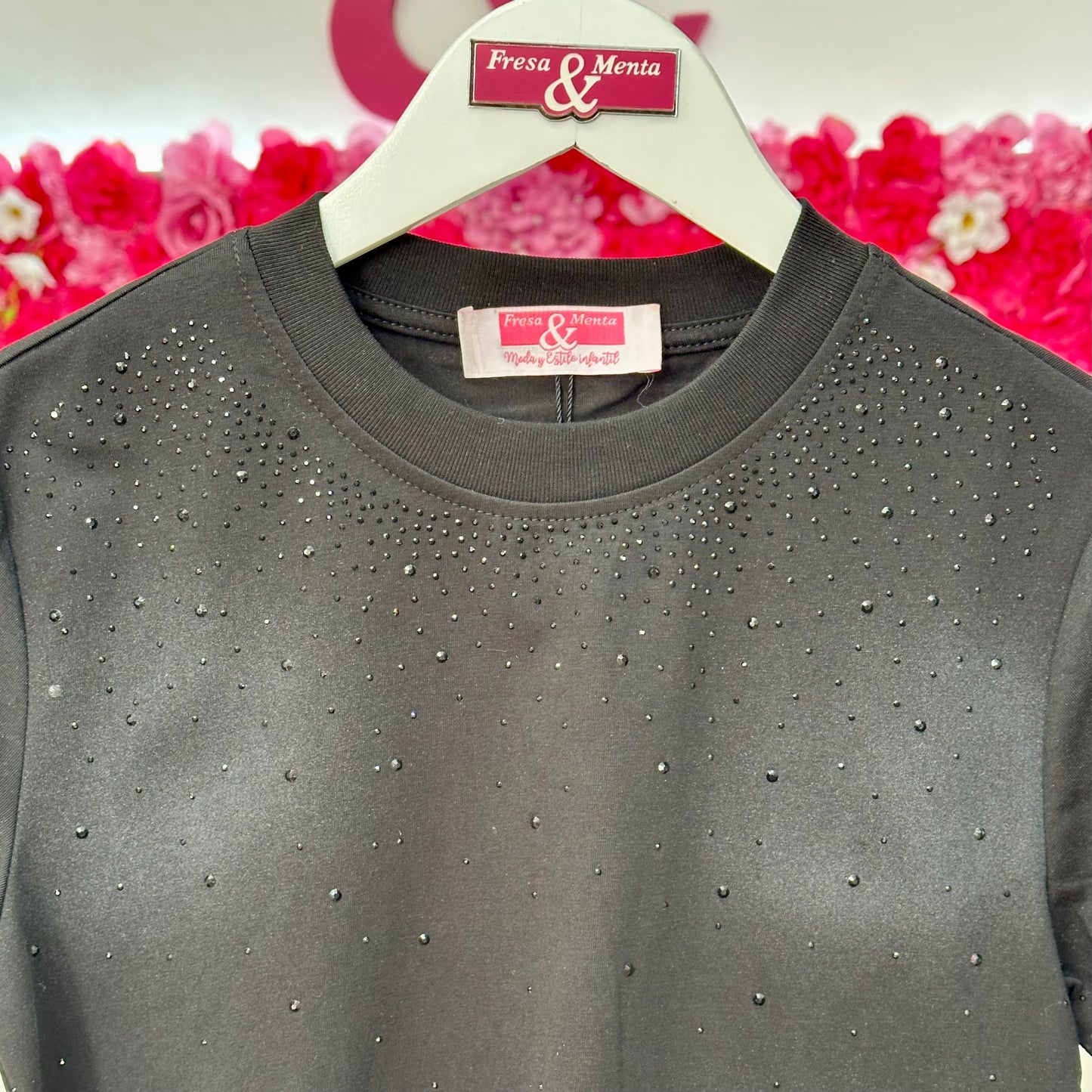 Camiseta brillos