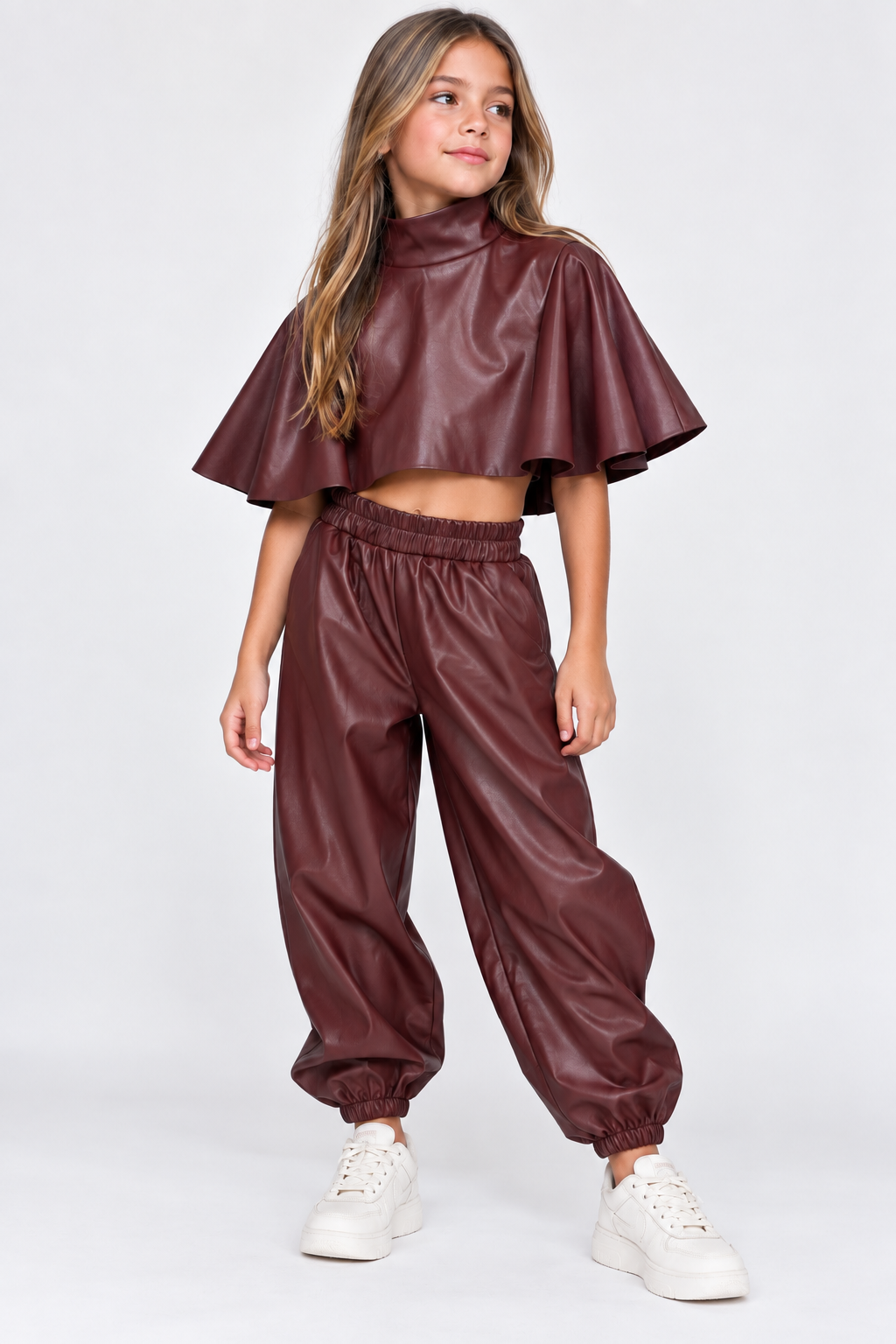 Conjunto capa poli piel