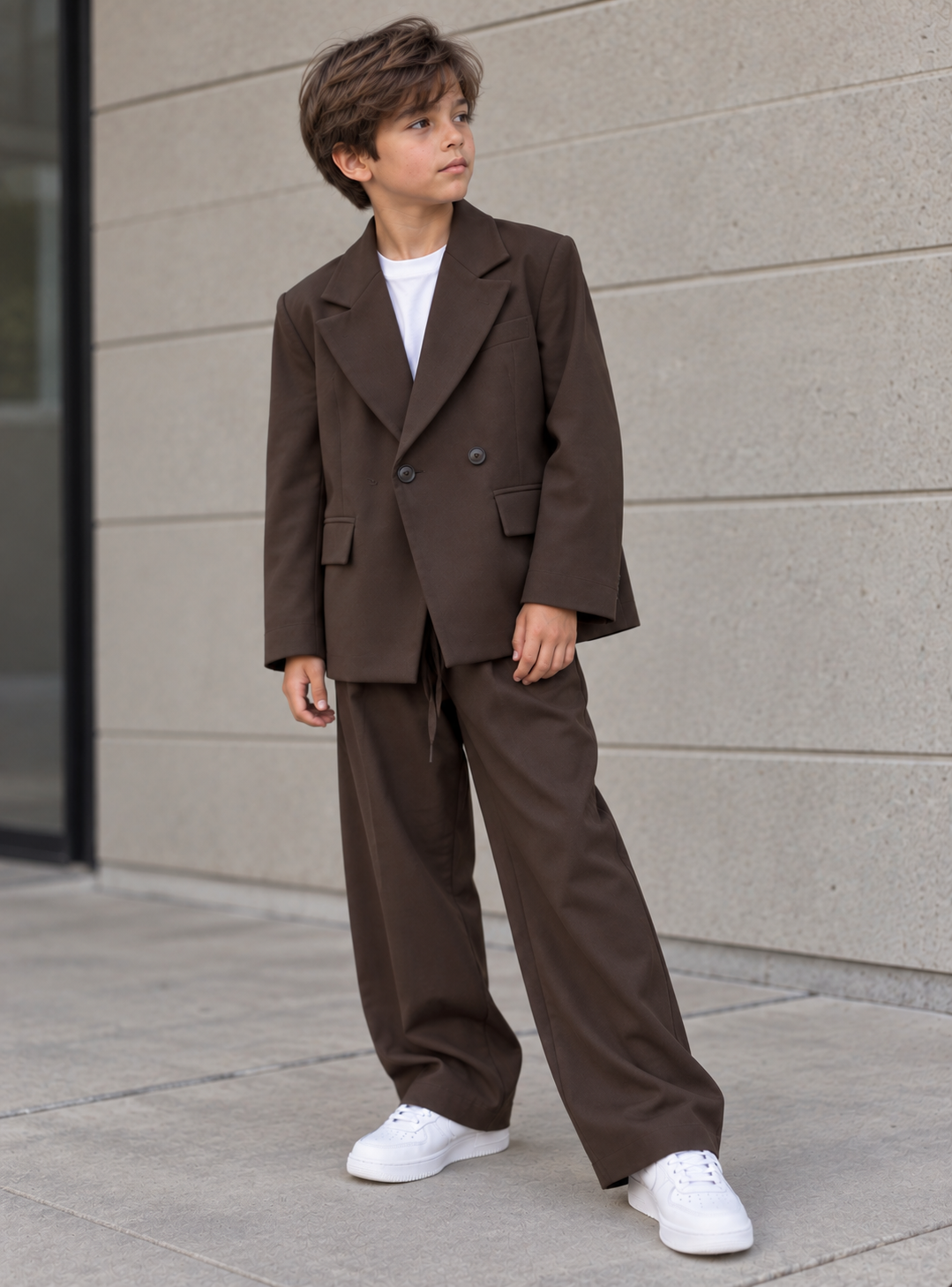Traje blazer oversize