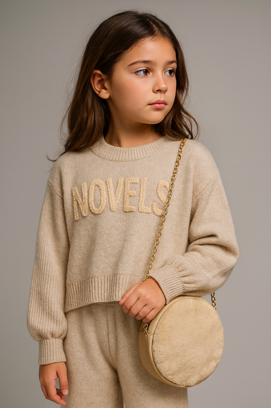 Bolso redondo peludo