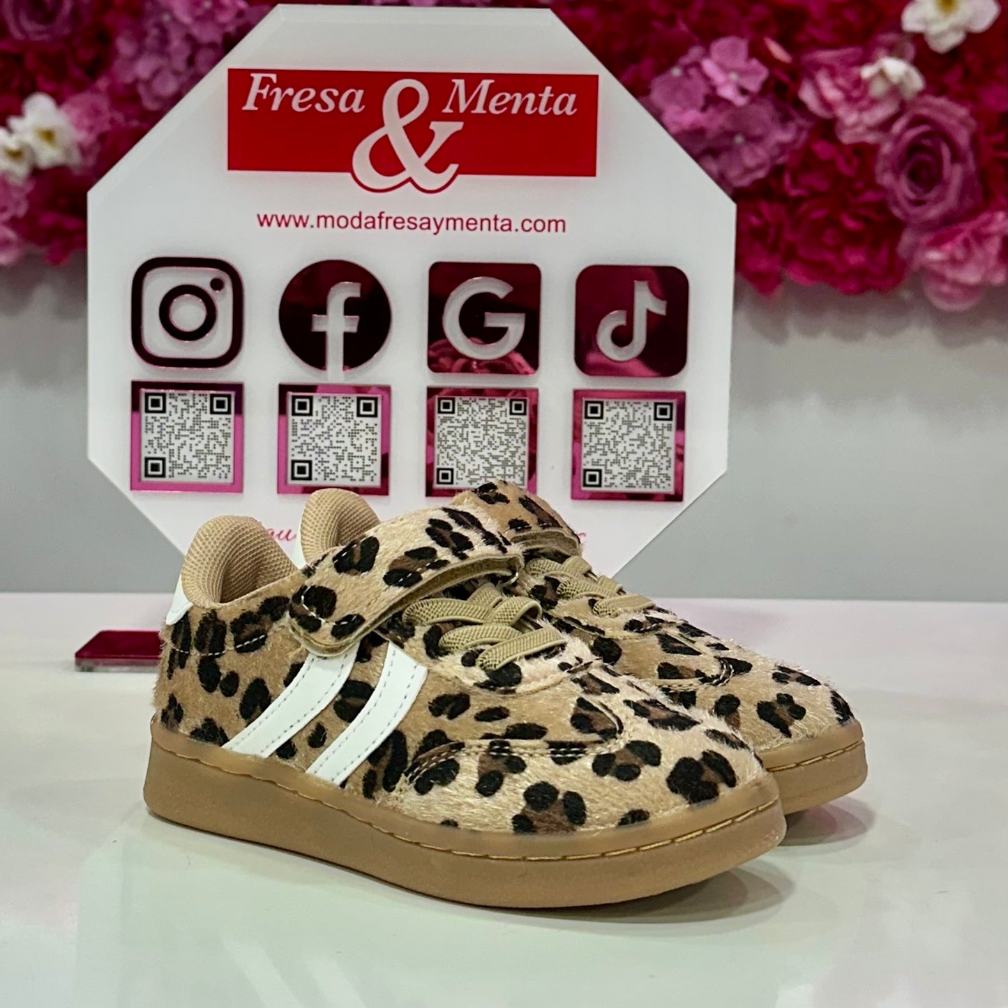 Zapatillas vintage animal print