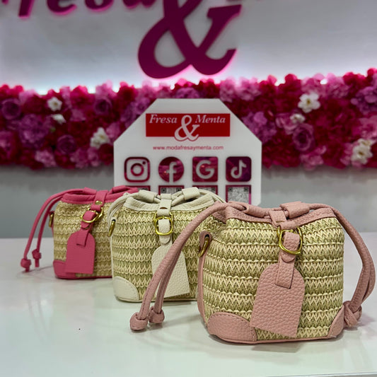 Bolso mimbre