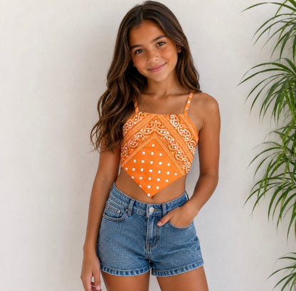 Top camiseta pañuelo