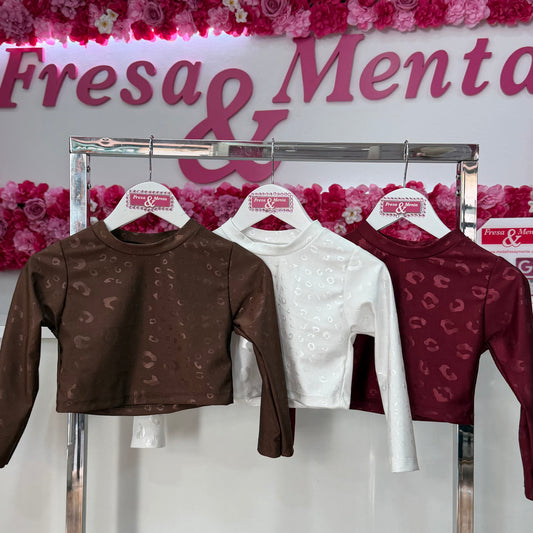 Camiseta reflejo leopardo
