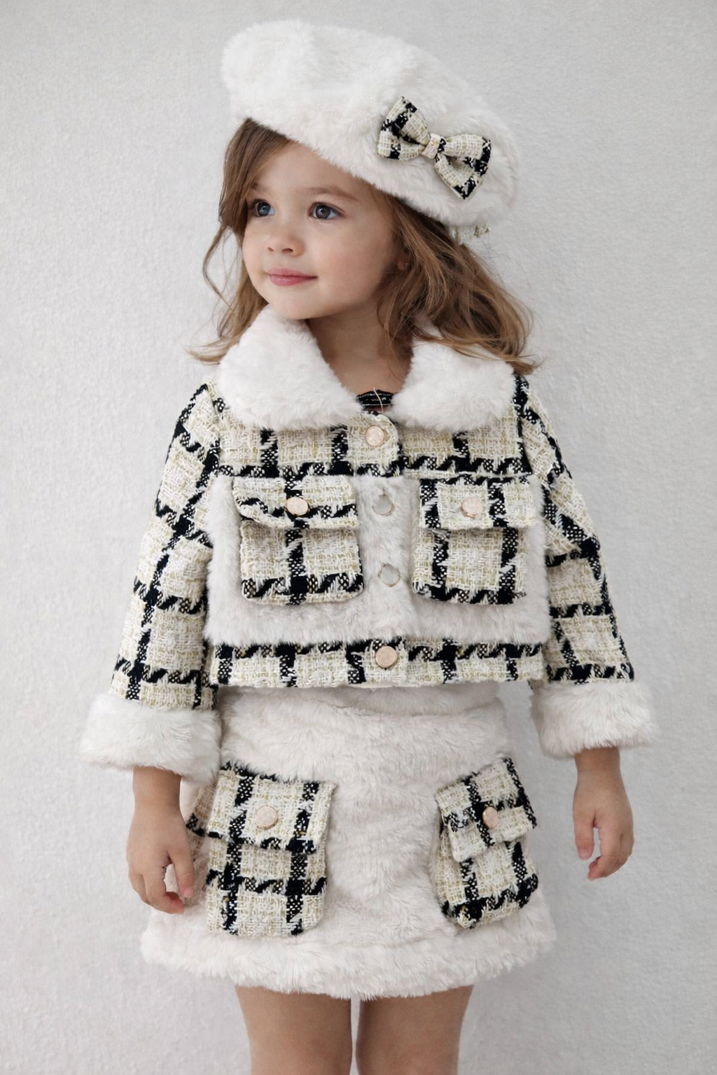 Conjunto  tweed baby