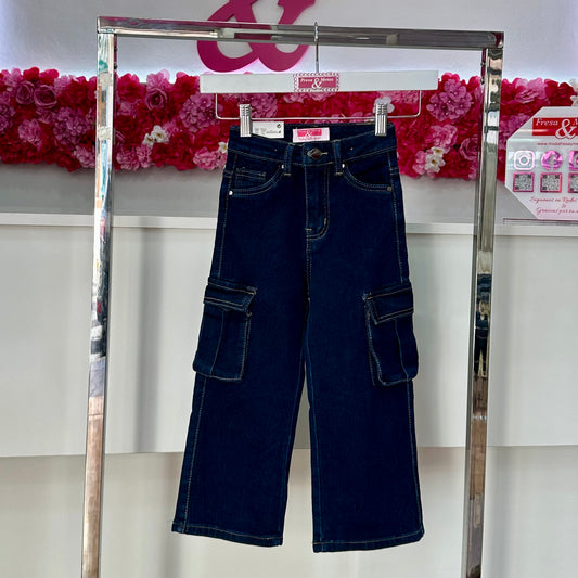Jeans bolsillo cargo