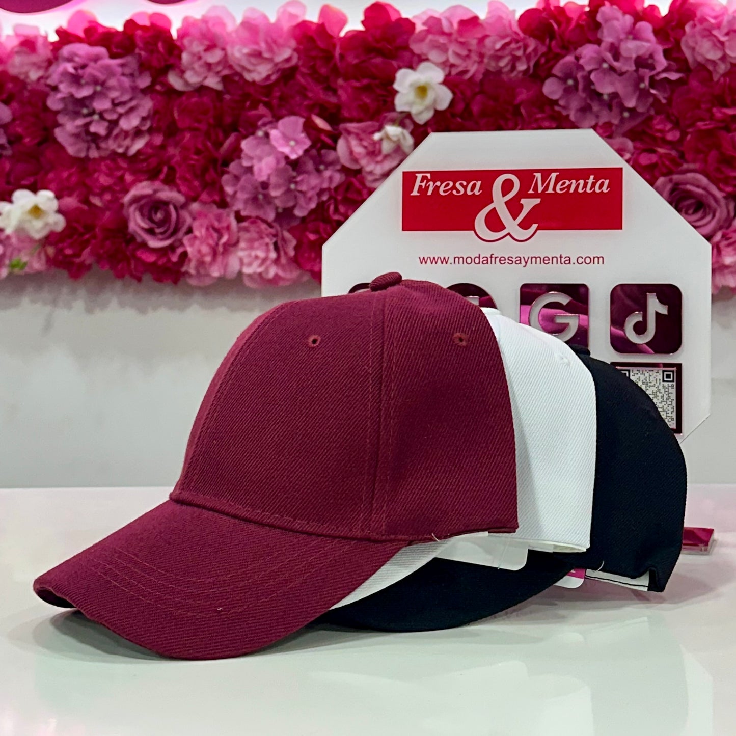 Gorra con adaptador
