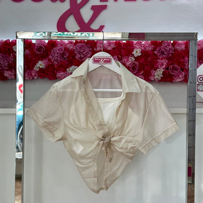 Camisa top de gasa