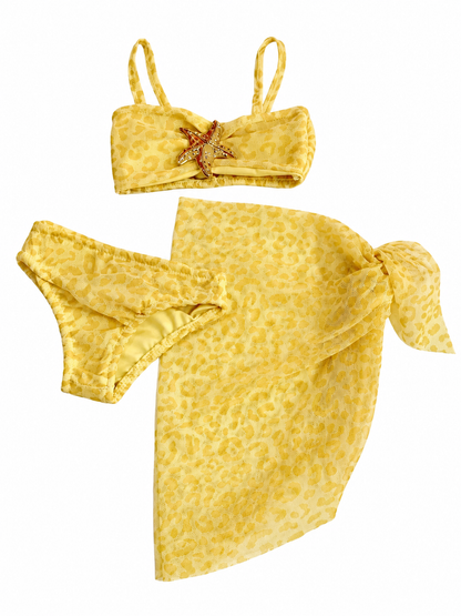 Conjunto de baño baby leopardo