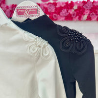 Jersey cuello con bolitas