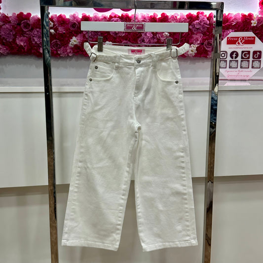Jeans blanco ancho