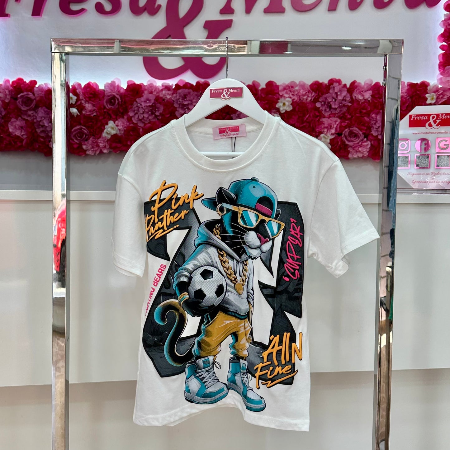 Camiseta Pink panther