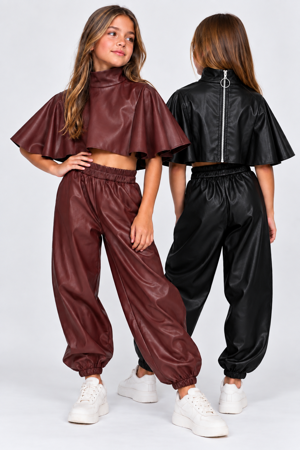 Conjunto capa poli piel