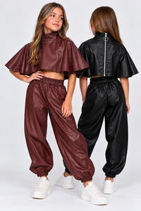 Conjunto capa poli piel