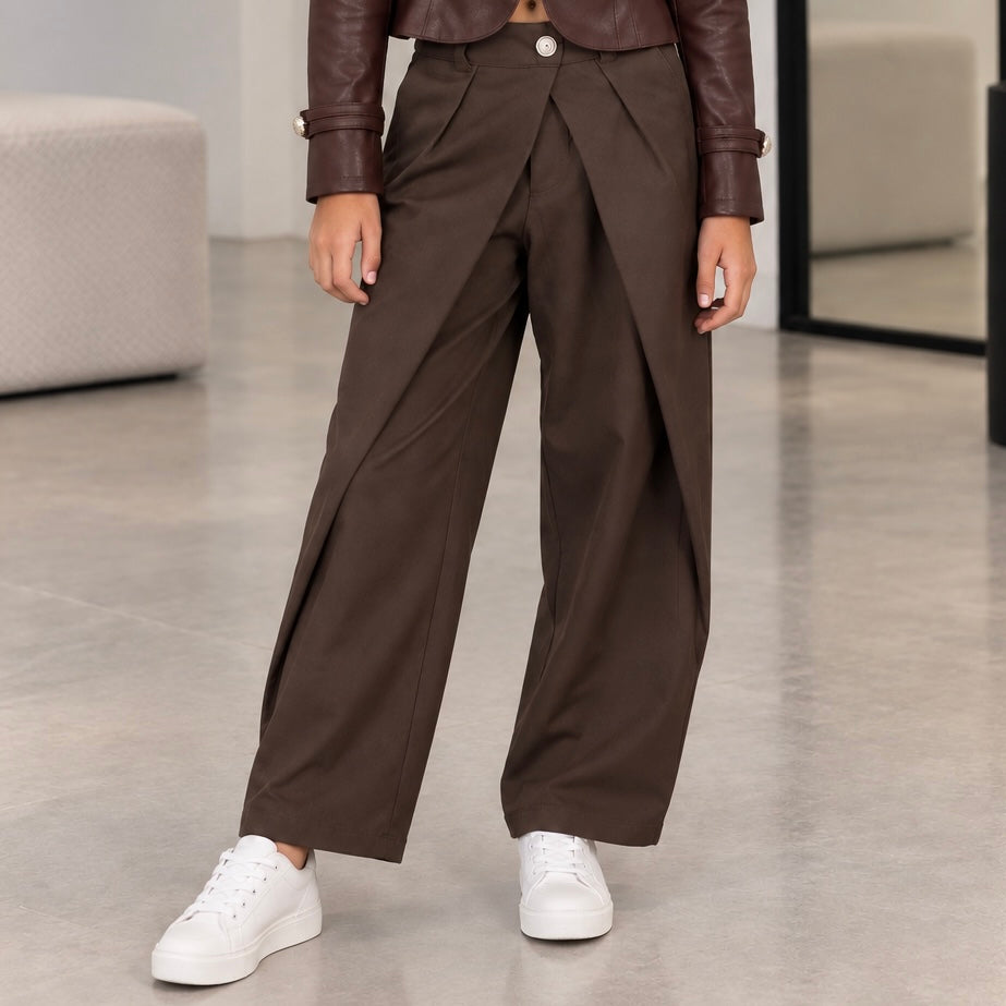 Pantalón cruzado vestir