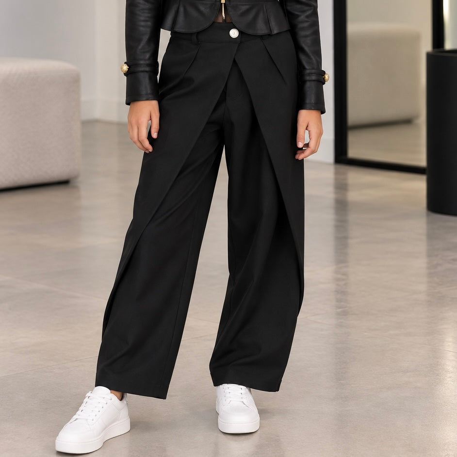 Pantalón cruzado vestir
