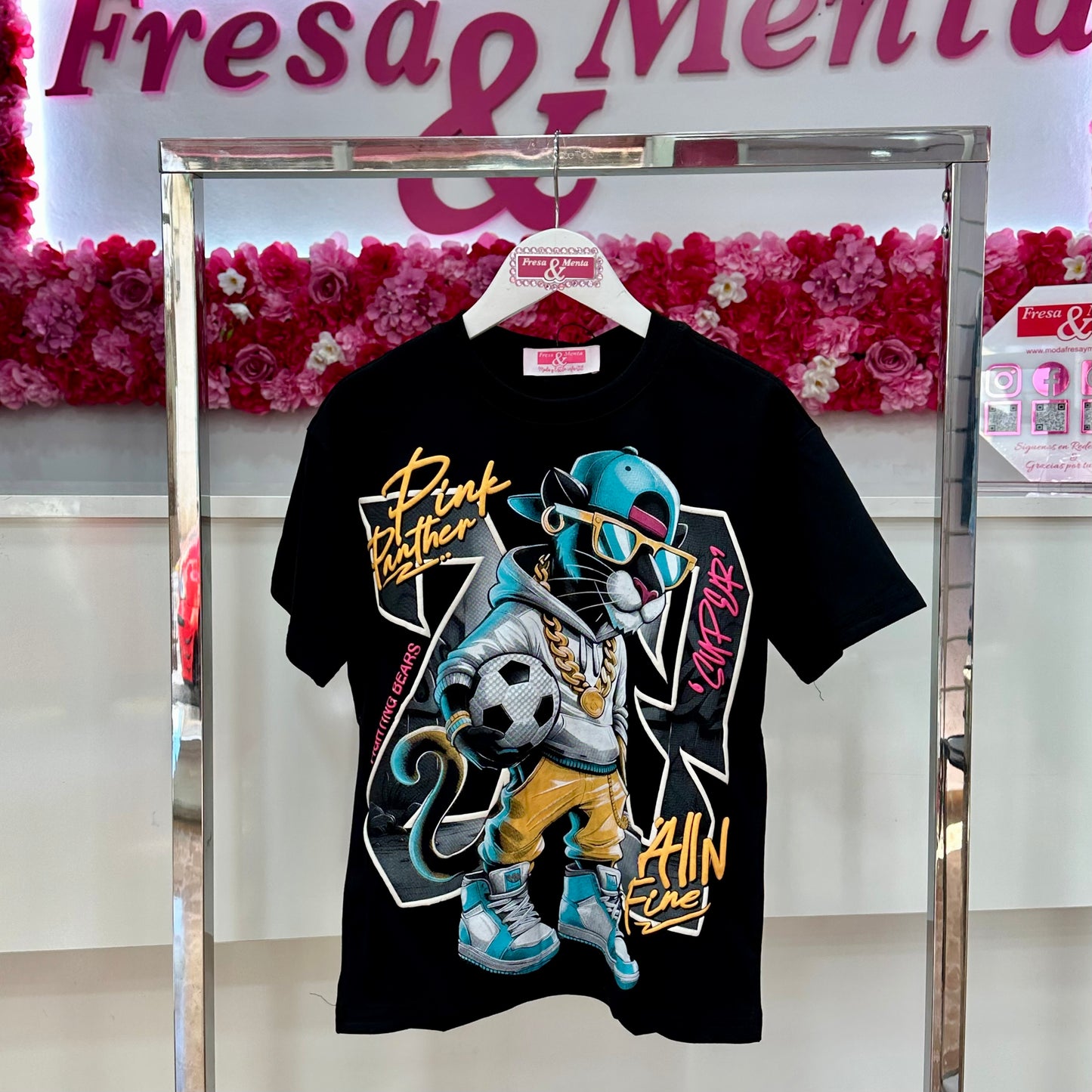 Camiseta Pink panther