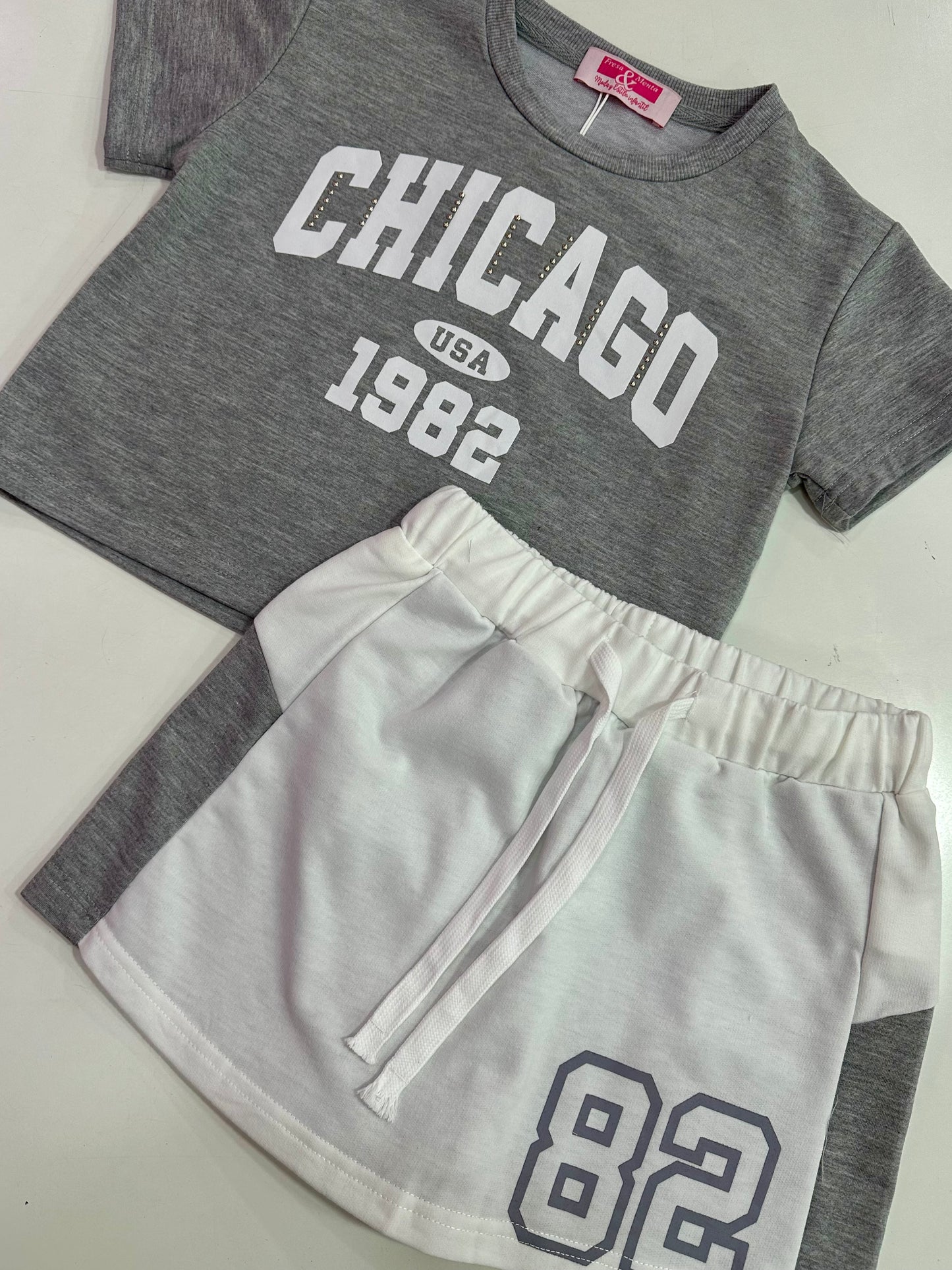 Conjunto falda pantalón