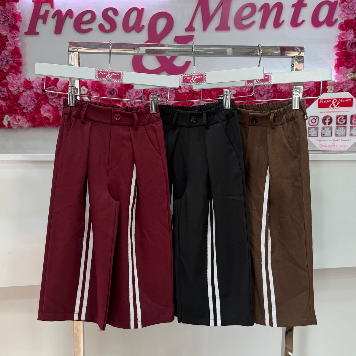 Pantalón pinza Ancho Raya