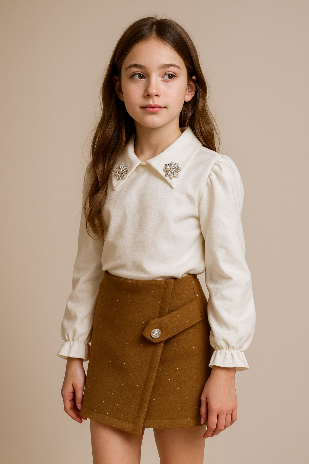 Conjunto falda pantalón