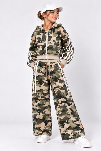 Conjunto oversized camuflaje