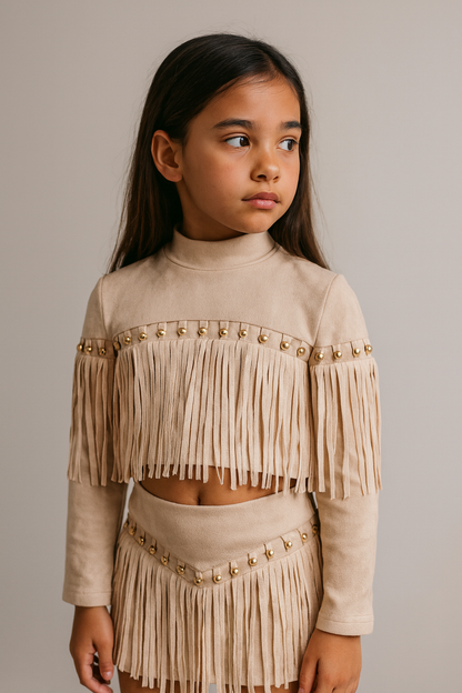 Conjunto flecos India