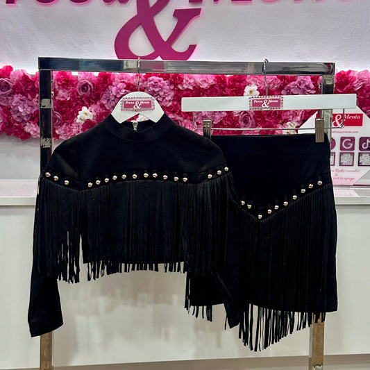 Conjunto flecos India