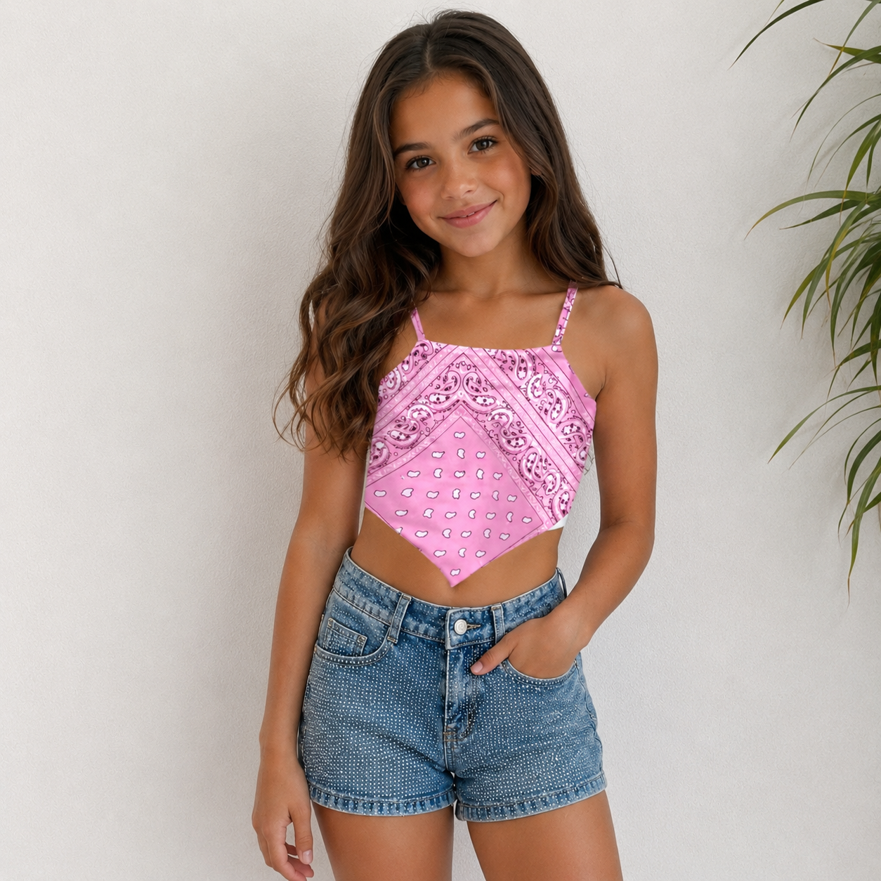 Top camiseta pañuelo