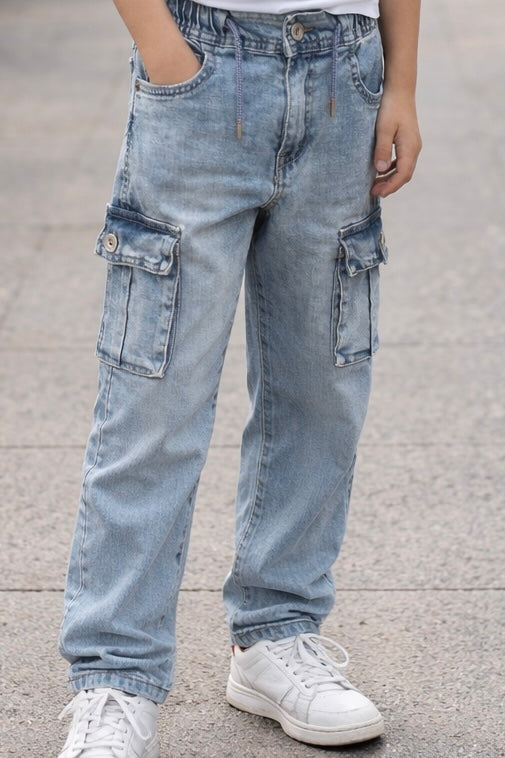 Jeans bolsillo cargo