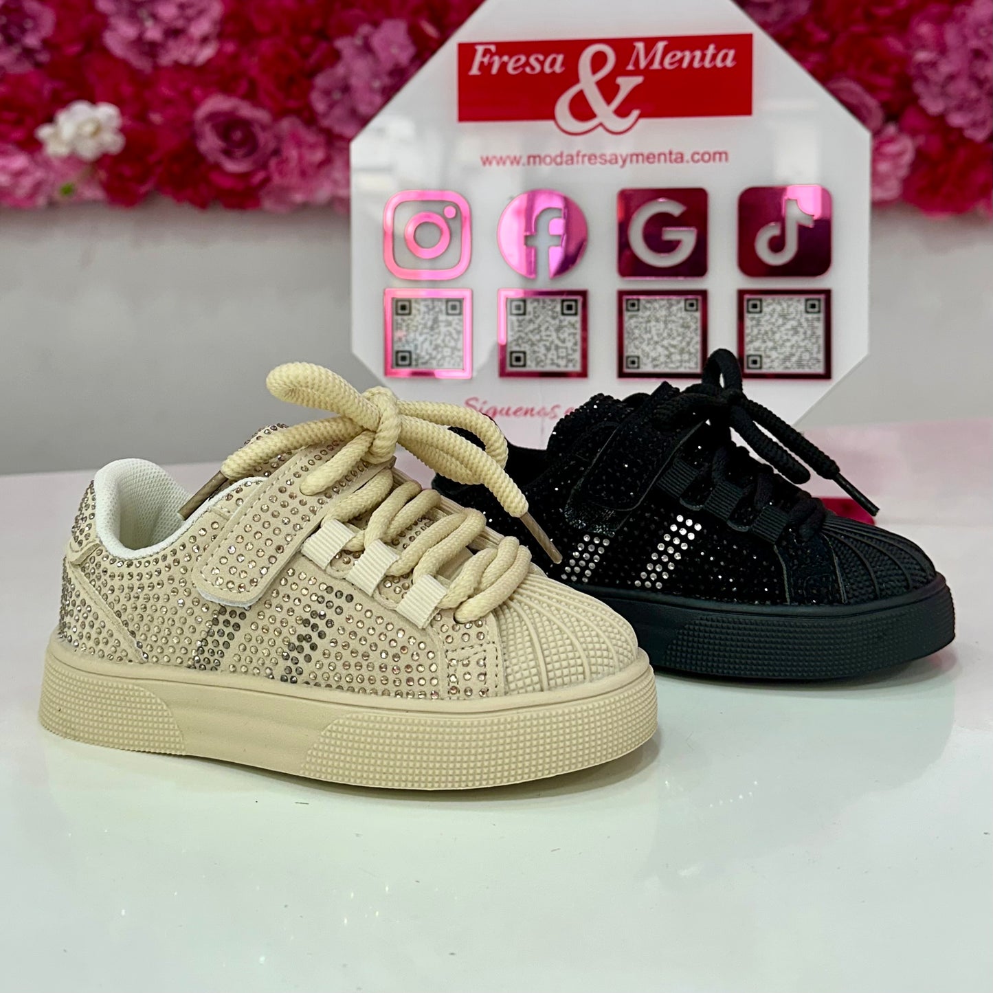 Zapatillas inspiración brillo