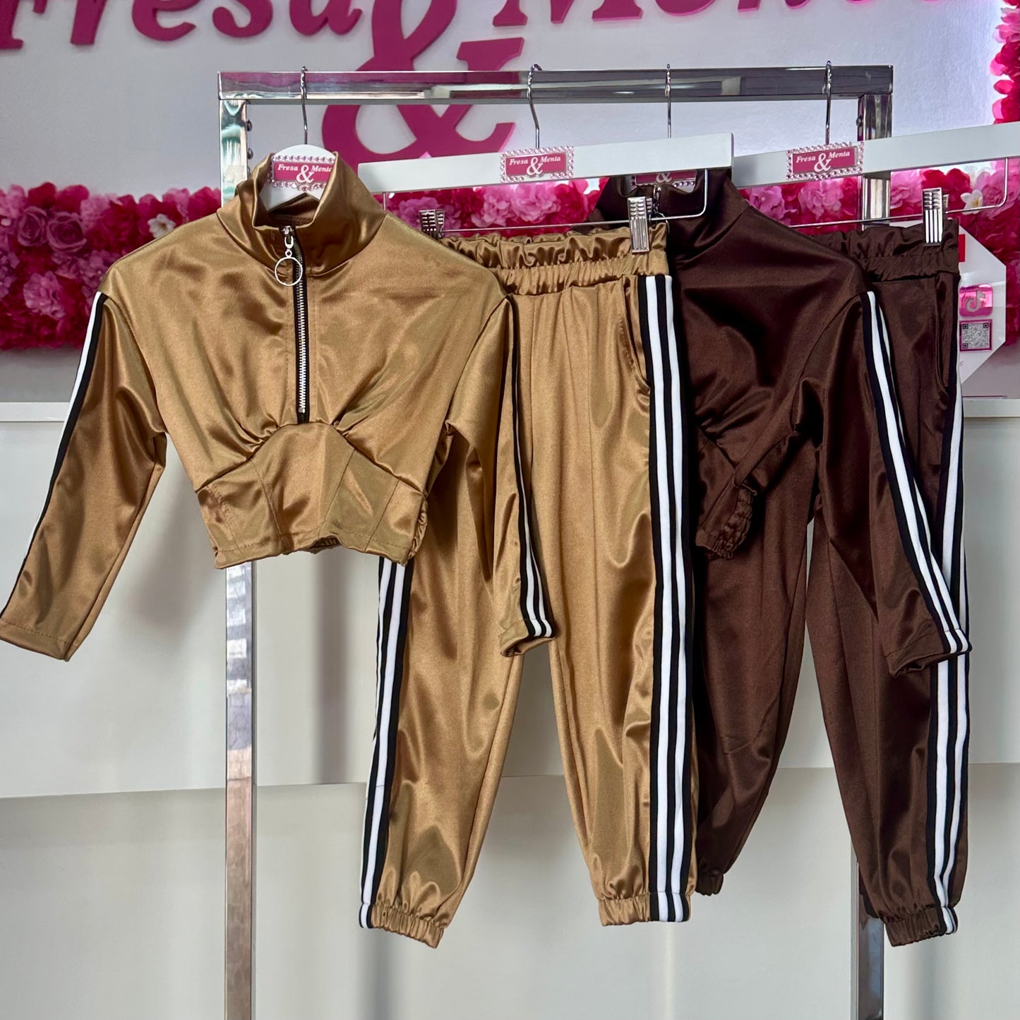 Conjunto inspiración satén