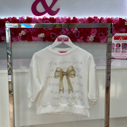 Sudadera lazo