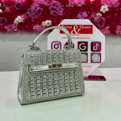 Bolso inspiración pedrería