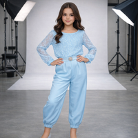 Conjunto vestir con pantalón puño