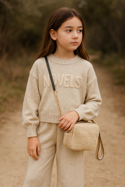 Bolso Peludo Beige