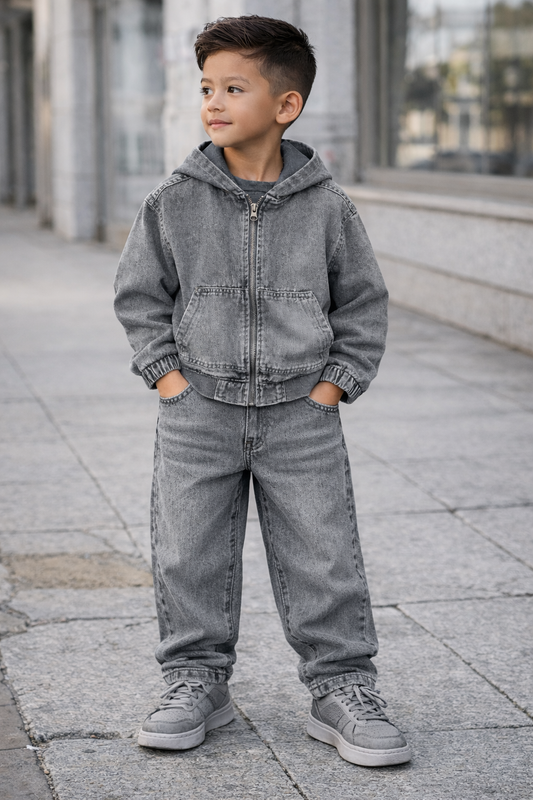 Conjunto Jeans  oversize