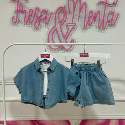 Conjunto oversize jeans