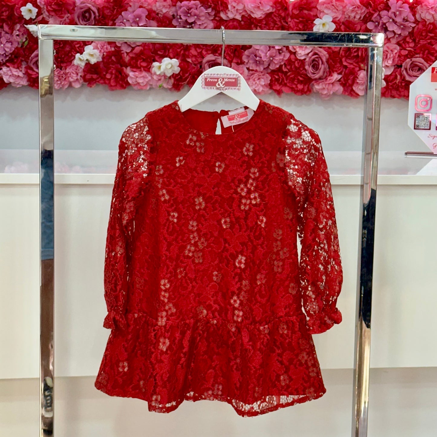 Vestido encaje