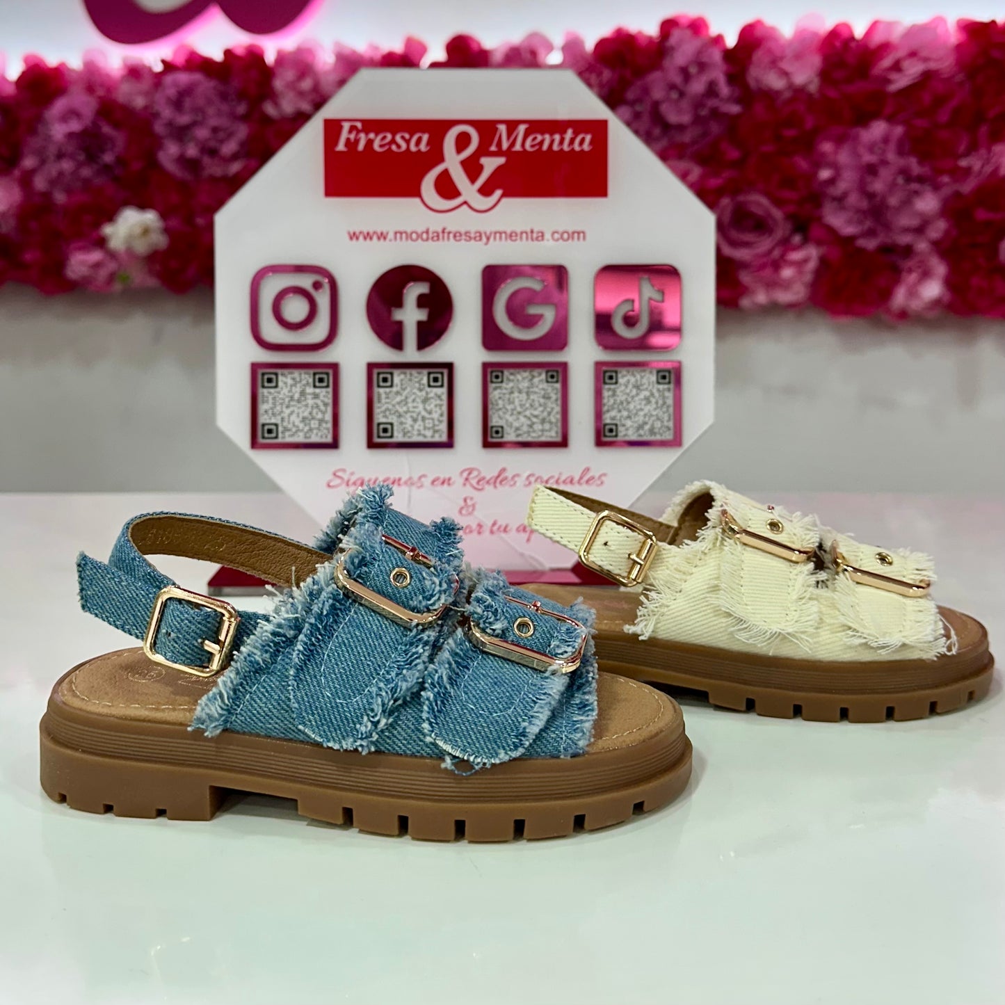 Sandalia jeans