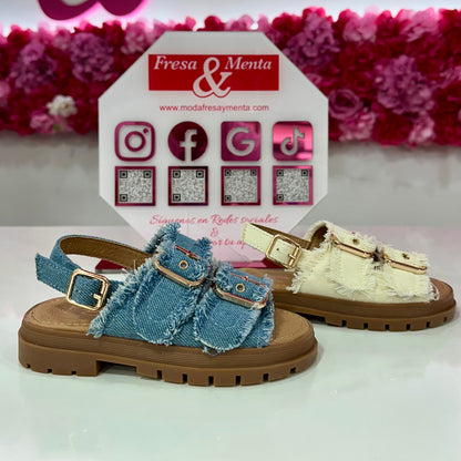 Sandalia jeans