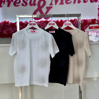 Camiseta brillos