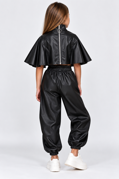 Conjunto capa poli piel