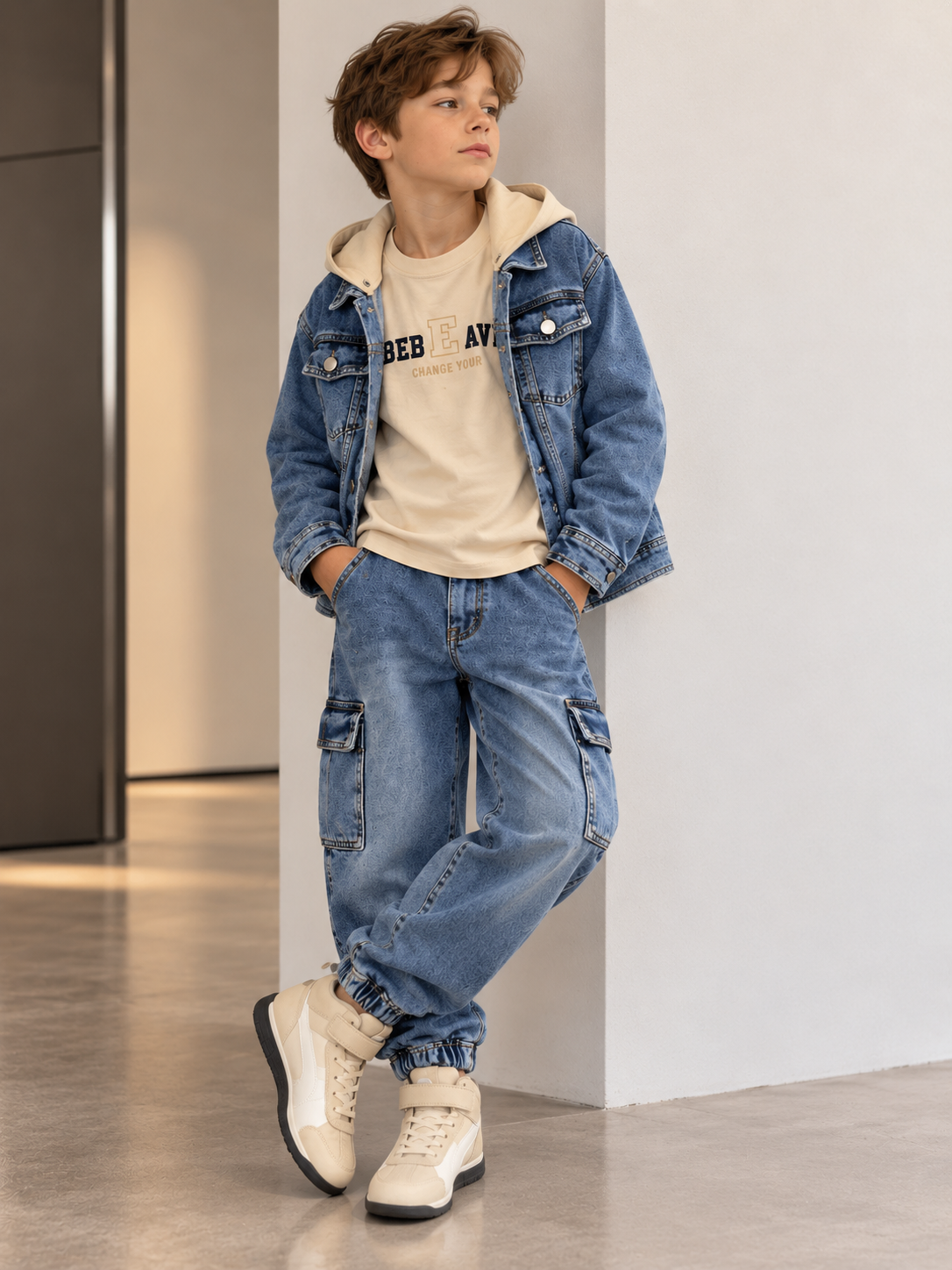 Conjunto jeans oversize