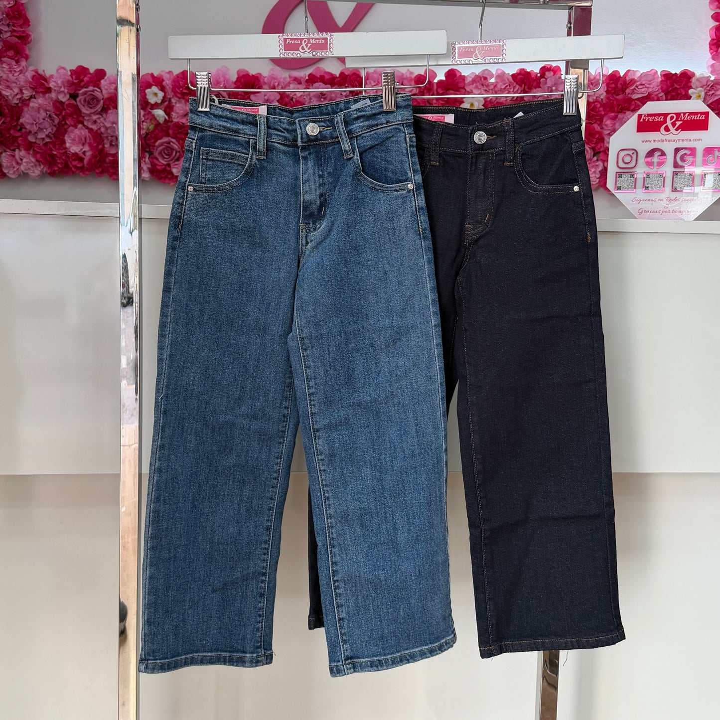 Jeans básico ancho