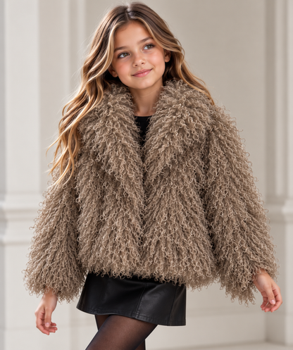 Chaqueta pelo largo