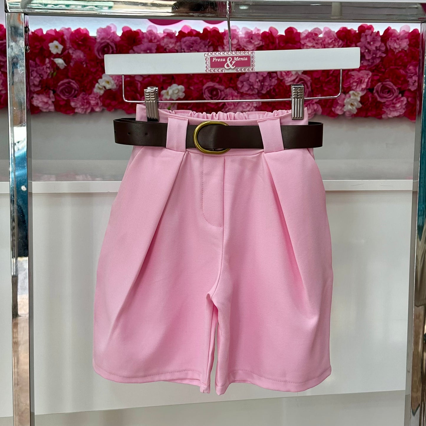Pantalón vestir con cinturón