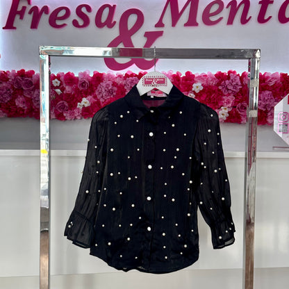 Camisa perlas