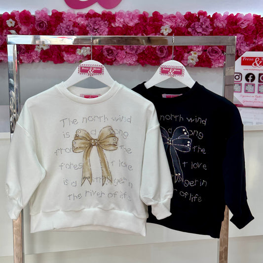Sudadera lazo